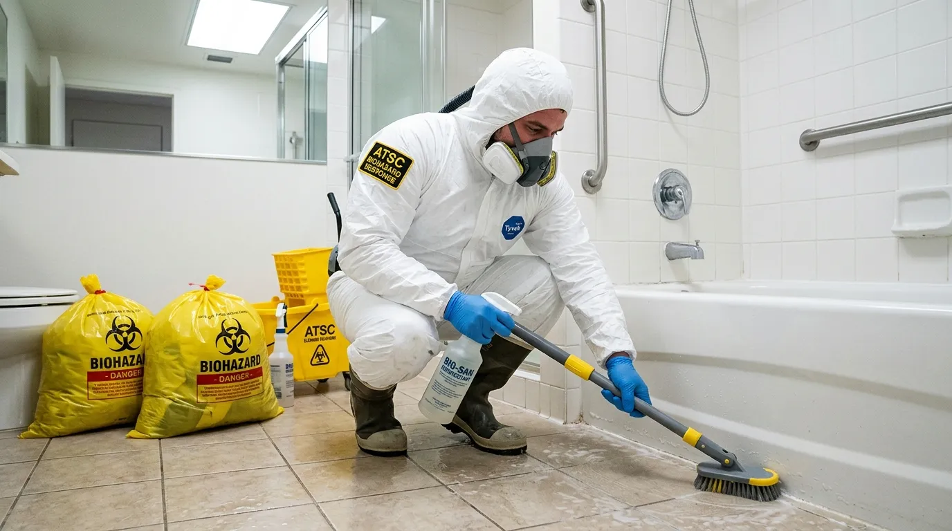 Decontamination equipment deployed for Blood Cleanup in Morrow